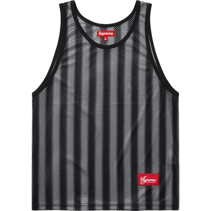 Supremeメッシュタンクトップ Supreme Stripe Mesh Tank Top Black | eBay