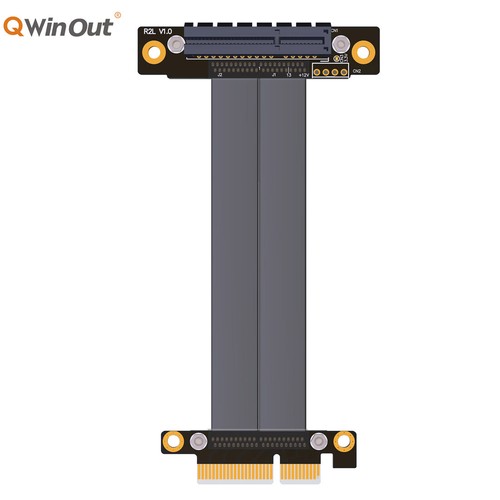 PCIe 3.0 x4 Extension Cable 32G/bps PCI Express 4x Graphic SSD RAID Extender - Picture 8 of 11