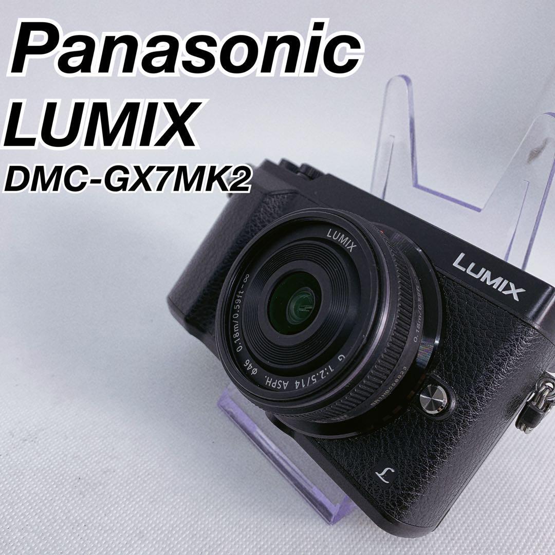 Panasonic LUMIX DMC-GX7MK2 Black 16.0MP Digital Camera Lens Set 