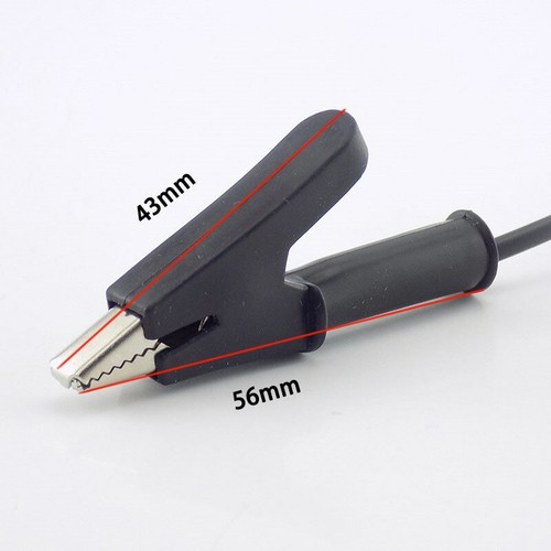 1 Pair Electrical Alligator Clips Crocodile Clamp Test Lead Jumper Cable Lines - Picture 7 of 11