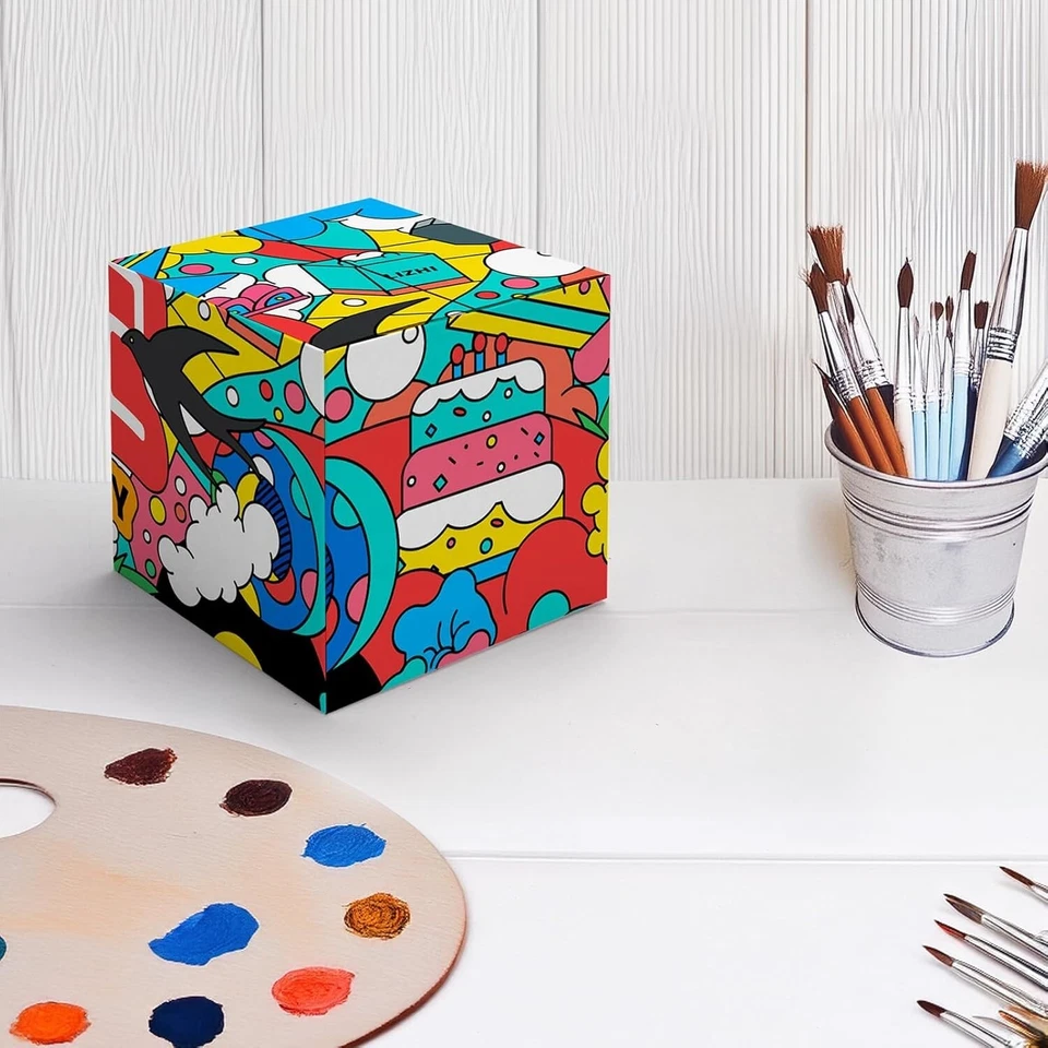 Versatile 8x8x8 White Cardboard Boxes - 25 Count for Mailing Small Items - Image 4 of 4