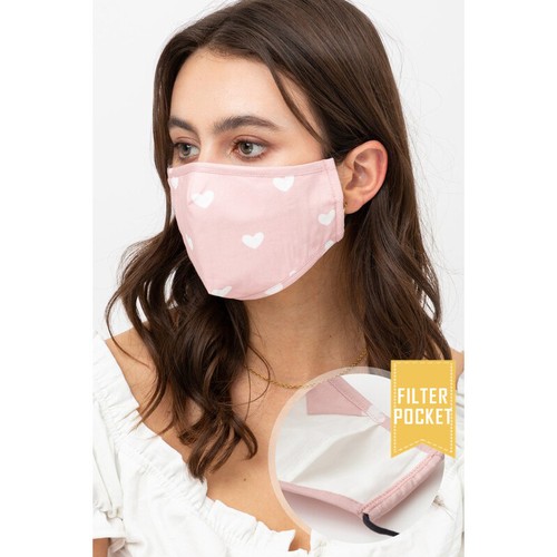 Máscara facial de moda de algodón reutilizable de calidad para adultos filtro bolsillo nariz alambre bonito - Imagen 53 de 169