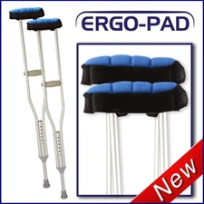 Ergopad Ergonomic Pillows For Universal Underarm Crutches 