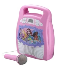 Ekids  Disney Princess Karaoke Machine for Kids Bluetooth Speaker with.