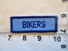 Biker Patch "BIKERS" embroidered sew on emblem   FREE shipping