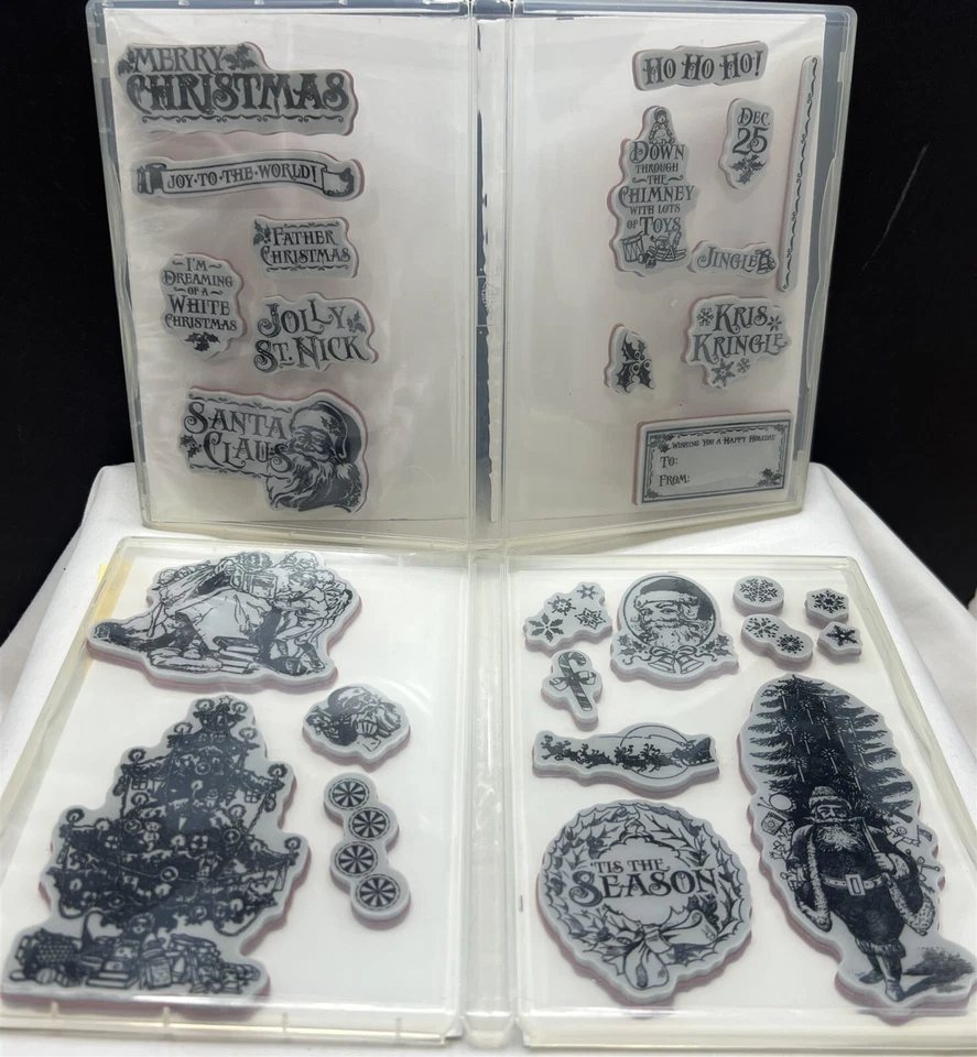 Наборы резиновых штампов 45 ST NICHOLAS Santa Christmas 1 2 и 3 - Изображение 2 из 2
