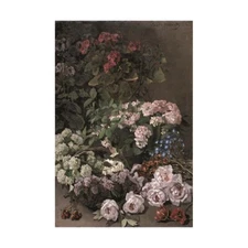 Claude Monet - Spring flowers Hand-painted Oil Painting Wall Art