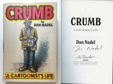 SIGNED AUTOGRAPHED Robert Crumb & Dan Nadel A CARTOONIST'S LIFE HC 1st Ed Book A SIGNED AUTOGRAPHED Robert Crumb & Dan Nadel A CARTOONIST'S LIFE HC 1st Ed Book A