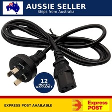 PS3 Fat & PS4 Pro Power Cable 1.8m AU Mains Lead IEC C13 Console