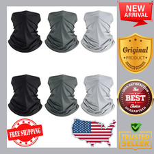 6 PCS UV Protection Cooling Neck Gaiter Face Mask Cover Scarf Breathable Bandana