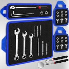 Flexible Magnetic Tool Mat Set with handles, 12.8" x 9.5" Non-Slip Magnetic T...