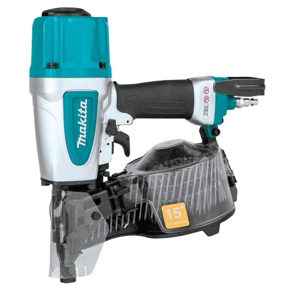 Makita AN613-R 2-1/2 pol. Pregador de bobina de tapume 15 graus certificado recondicionado