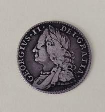 1758 George II Shilling. Free Postage.