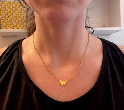 BRAND NEW Kendra Scott Ari Gold Heart Necklace