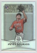 2010 Bowman Platinum Platinum Foil 913/999 Peter Bourjos #20 sh7
