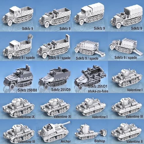 3 Pack Iran Tanks and Vehicles 1/30 WWII Wargames Tabletop Games - 第 19/24 張圖片