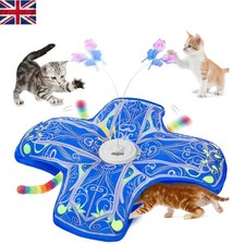 Interactive Rechargeable Cat Toy - Touch Activated Hide and Seek for Indoor Cats