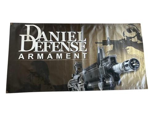 Daniel Defense Armament 3 x 6 Vinyl Banner Promo Garage Mann Höhle Dekor