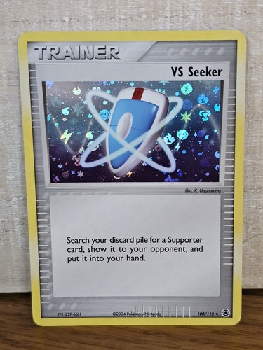 VS Seeker 100/112 Firered & LeafGreen Reverse Holo Pokémon Card TCG - Picture 1 of 12