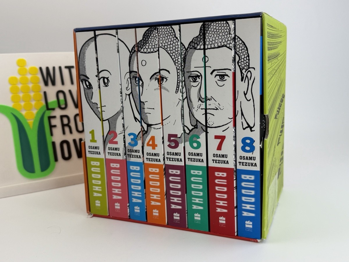 The Buddha 8 Books Collection Box Set By Osamu Tezuka NEW