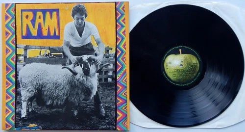 PAUL McCARTNEY 'RAM' UK 1971 1st Press VINYL ALBUM APPLE PAS 10003 VG+