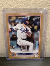 2022 Topps Series 2 Gold /2022 Gavin Lux #389 Los Angeles Dodgers