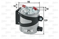 Valeo 587528 Kraftstofffilter For Dacia Renault
