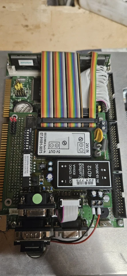 07.91691-9080 Man Roland LCD Panel Used 24VDC Touchscreen Manroland HMI - Bild 3 von 4