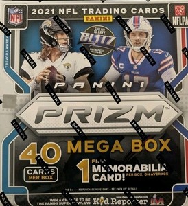 2021 Panini Prizm Football NFL Mega Box - Walmart 