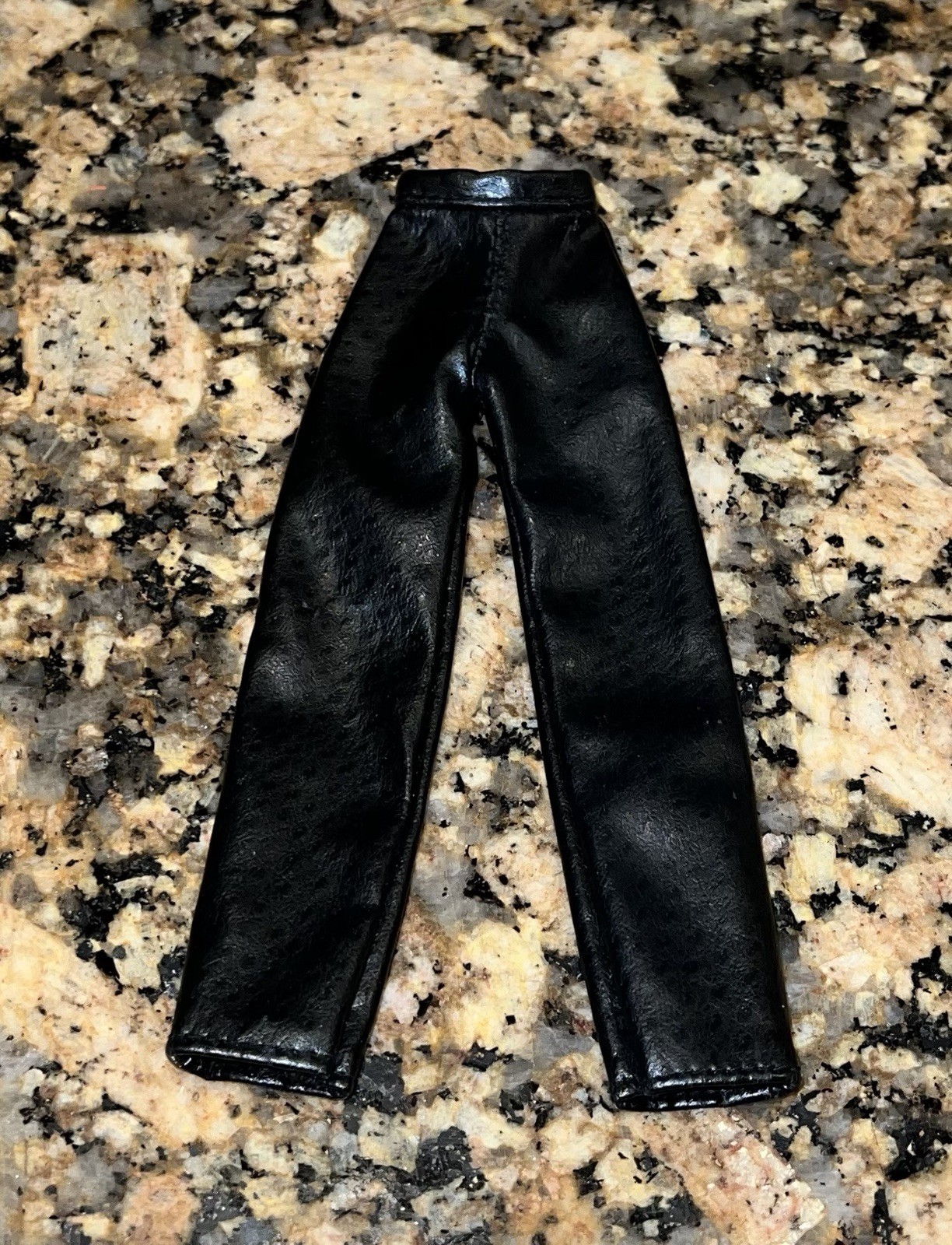 Barbie Doll Vintage Pants Black Leather Clothes