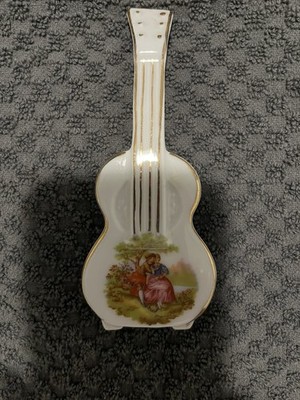 Vintage Porcelain Guitar From Cadiz Spain