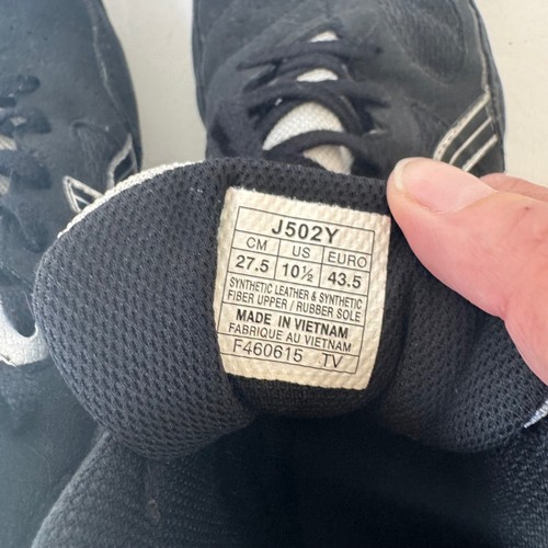 Asics Snapdown Ringerschuhe schwarz silber High Top Sneaker J502Y Größe 10,5 - Bild 5 von 9