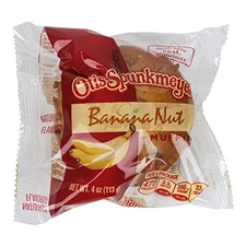 Individually Wrapped Banana Nut Muffins by Otis Spunkmeyer | 4 Ounce | Pack of 1