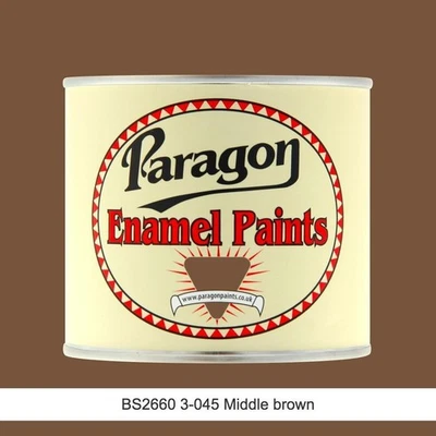 BS2660 3-045 Middle Brown Coach And Machinery Enamel Paint - Image 1 of 2