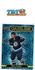 2021-22 Upper Deck #DZ-100 Dazzlers Blue #DZ-100 Neal Pionk Winnipeg jets 98