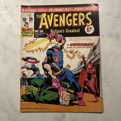 1965 MARVEL AVENGERS #19 + STRANGE TALES #128 1ST APP OF SWORDSMAN KEY RARE UK