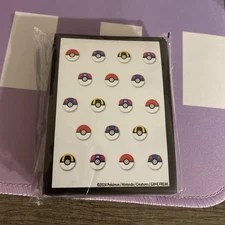 Pokemon TCG Pokeball Sleeve x65 Brand New Master, Ultra, Great, Blk & White Base