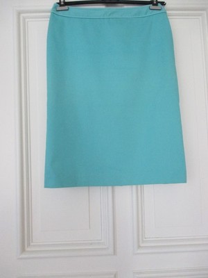 Oasis Damen Rock Midi Gr.38 Turkis Baumwolle Mix 