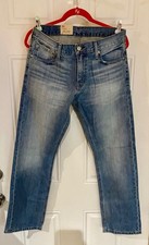 Mens Levis 514 Jeans 30x30 Straight Fit 100 Cotton Med Wash Blue