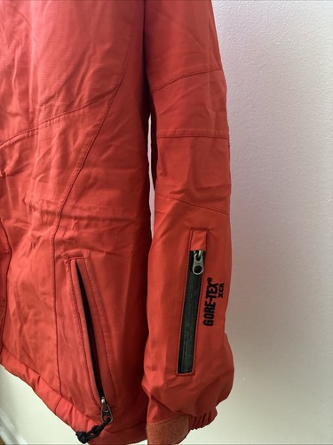 Giacca donna LL Bean Outdoors taglia media con cappuccio zip intera arancione - Foto 3 di 9