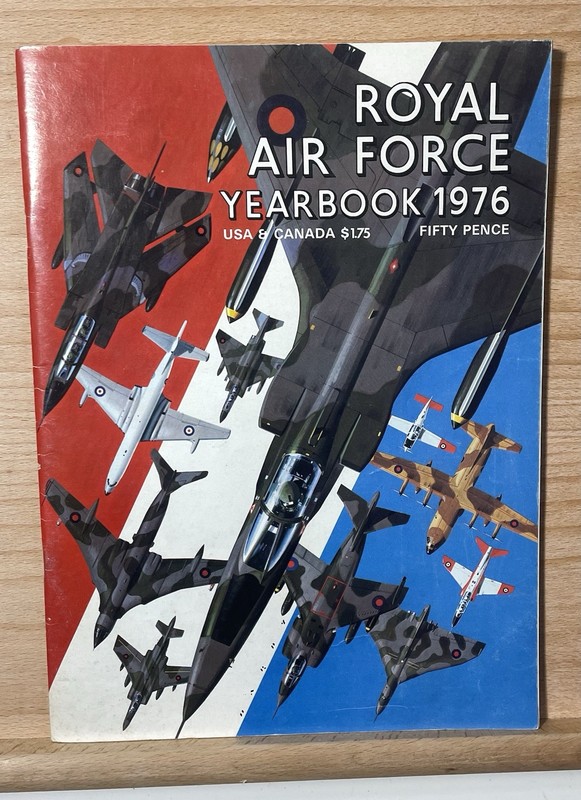 ROYAL AIR FORCE RAF 1976 Yearbook Avro Lancaster B17 WWII Bomber Spitfire Focke
