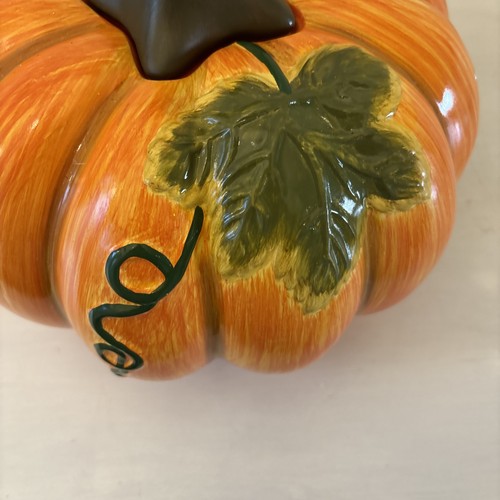 JC Penney Home Collection Ceramic Pumpkin Luminary Decoration - Picture 6 of 10