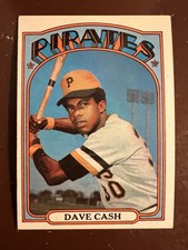 High-Grade 1972 Topps #125 - PITTSBURGH PIRATES 2B  DAVE CASH              72165
