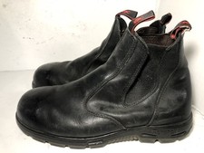 Redback Boots Easy Escape UBBK Men  s Soft Toe Black Leather Boots Men  s USA 11