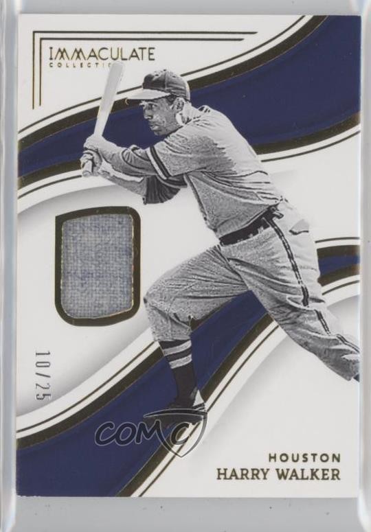 2023 Panini Immaculate 10/25 Harry Walker #93 a8r