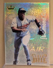 1996 Flair DIAMOND CUTS #2 Albert Belle Indians RARE UNIQUE TEXTURED INSERT