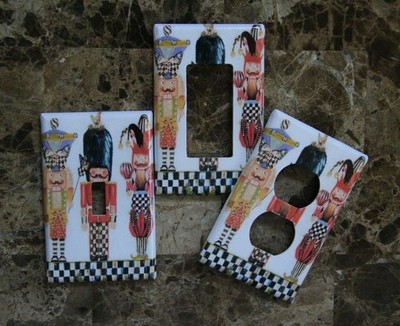  Nutcracker Brigade Switch Plate Outlet Covers 