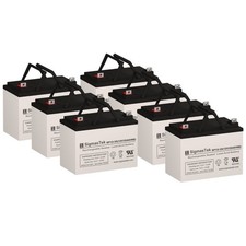 7-Pack SigmasTek SP12-35 NB SLA AGM Batteries - 12V 35Ah NB, Rechargeable
