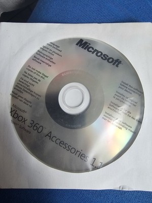Microsoft Xbox 360 - Microsoft Xbox 360 Accessories 1.1 Windows Software nur CD