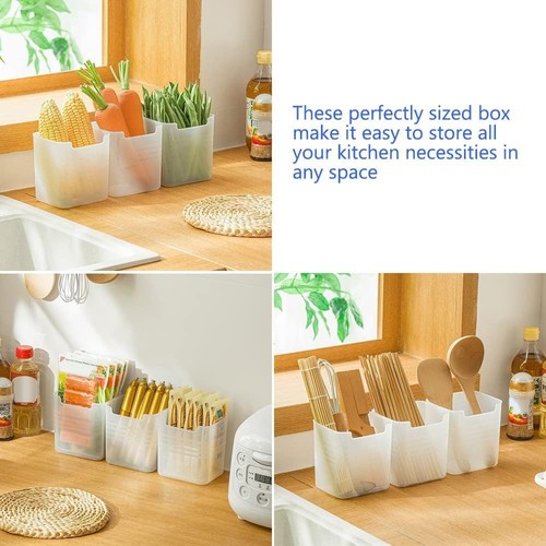 Refrigerator Organizer Box, Fridge Side Door Storage Containers Plastic Trans... - Picture 5 of 6